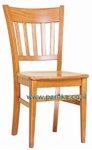 תמונה של כסא עץ מלא לפינת אוכל דגם ארז