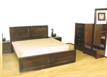 תמונה של חדרי שינה: חדר שינה מעץ מלא במבצע ענק דגם לקסוס