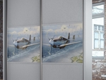 תמונה של ארונות הזזה: ארון הזזה 2 דלתות מרהיב ביופיו דגם טוקיו רותם