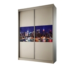 תמונה של ארונות הזזה: ארון הזזה 2 דלתות מרהיב ביופיו דגם ניו יורק