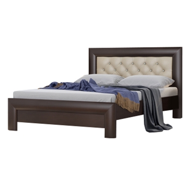 מיטות: מיטה זוגית דגם קריסטל