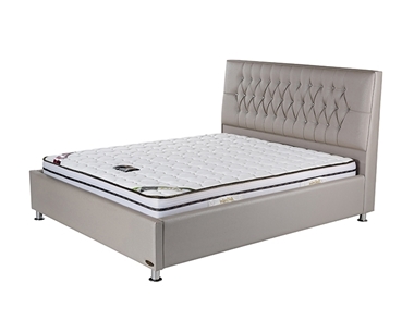 מיטות: מיטה זוגית מרופדת דגם דלהי