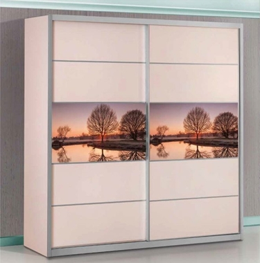 ארונות הזזה: ארון הזזה 2 דלתות דגם סולו