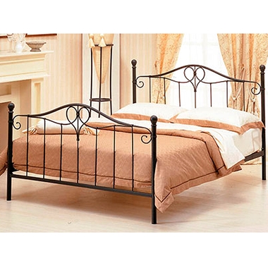 מיטות: מיטה זוגית עשויה מתכת דגם יעקב