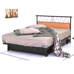 תמונה של מיטות: מיטה זוגית עשויה מתכת דגם כרמית