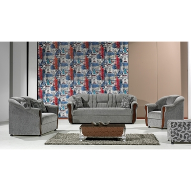 מערכות ישיבה:  סלון 1+2+3 דגם ספיר