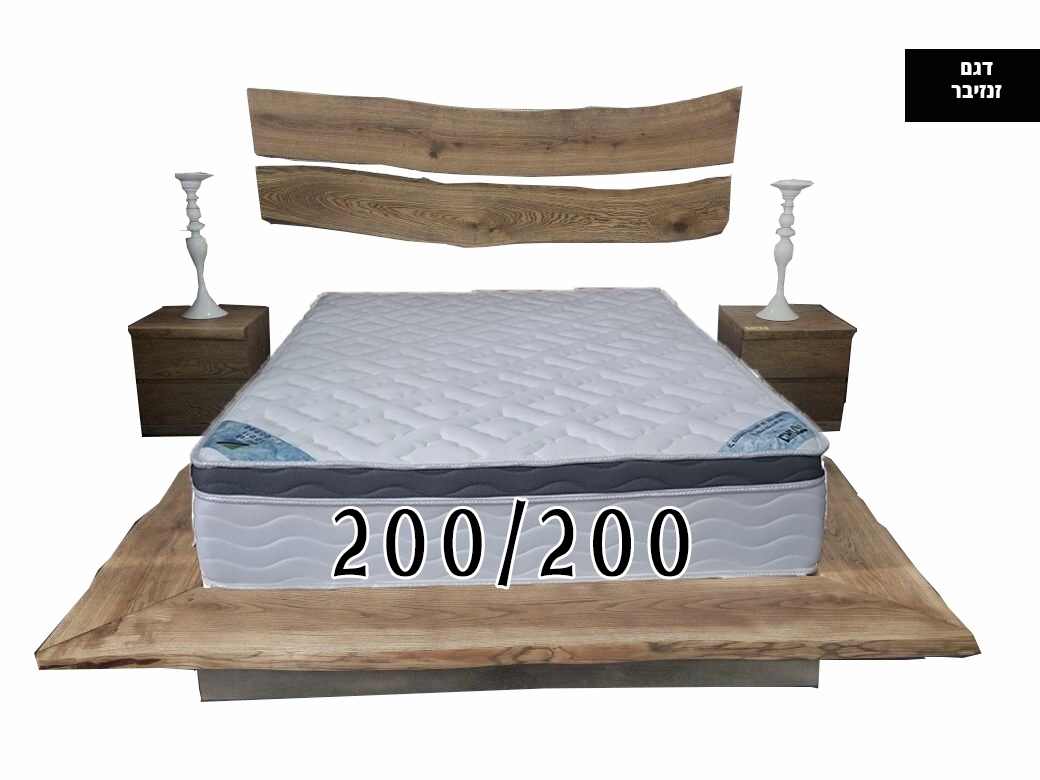מזרנים: מזרן זוגי  יוקרתי וייחודי דגם זנזיבר 200/200 מבית פניקה עולם השינה