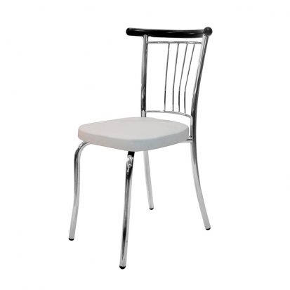 כיסאות: כיסא מתכת לפינת אוכל דגם  קווין ראש מתכת
