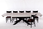 תמונה של פינת אוכל יוקרתית ומדהימה דגם וורמייזה כולל שישה כסאות