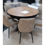 תמונה של פינות אוכל:שולחן נפתח דגם מנהטן + 6 כיסאות